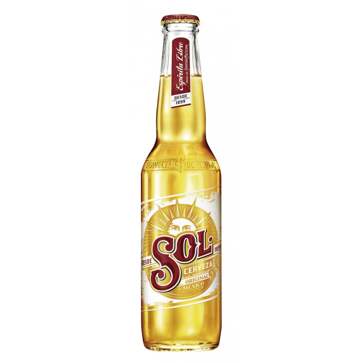 CERVEZA MEJICANA SOL (24 UD.)