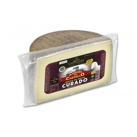 QUESO 1/2 OVEJA CURADO MARQUES CASTILLO 1'5 KG  (PRECIO KILO)
