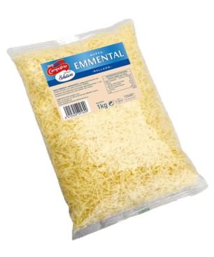 BOSSA EMMENTAL RALLAT 1 KG (PREU KILO)