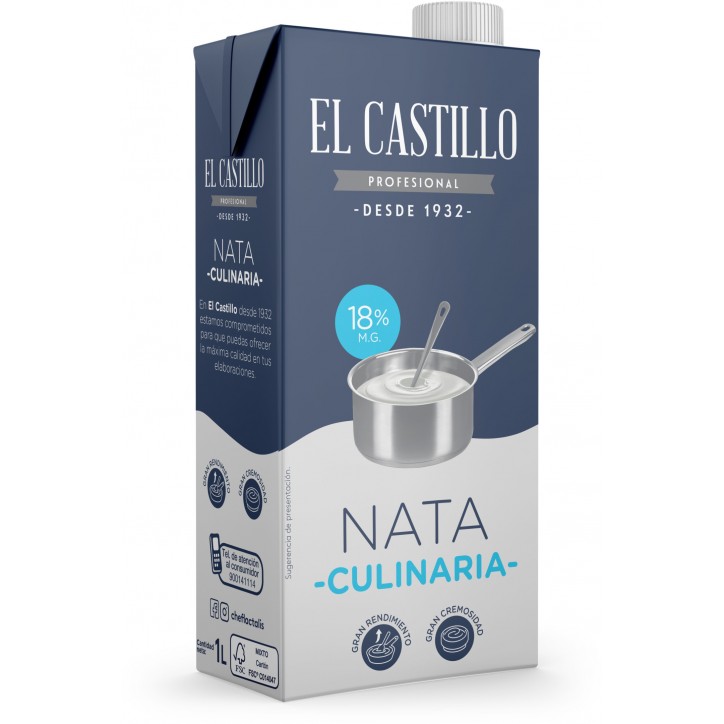 NATA CUINA CASTILLO BRIK 1 L (UD.)