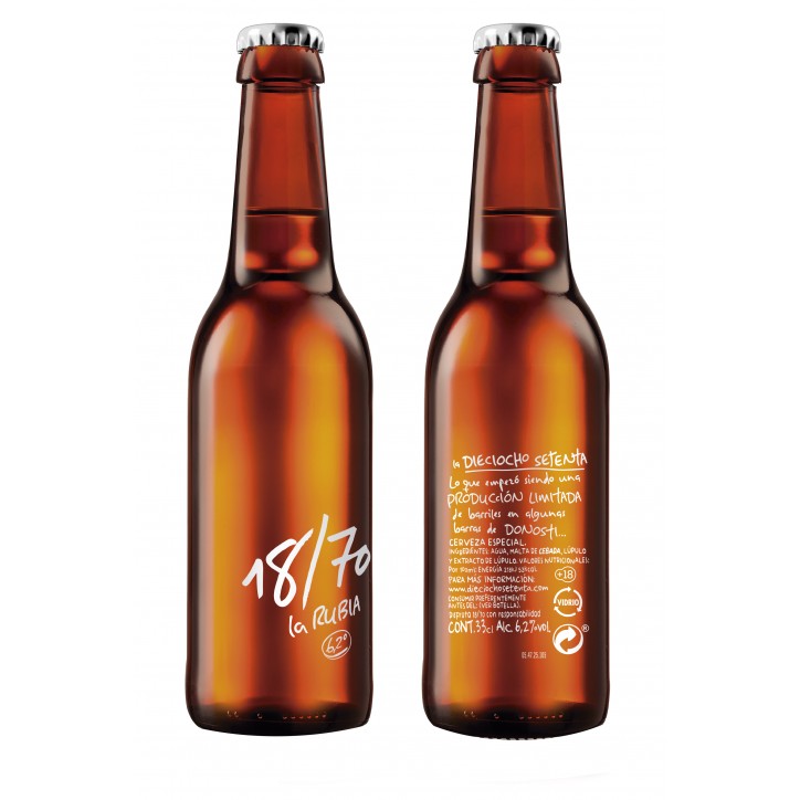 CERVESSA 18/70 RUBIA 1/3 RETORNABLE (24 UD.)