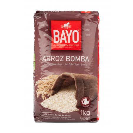 ARROZ BOMBA  BAYO 1 KG (12 UD.)