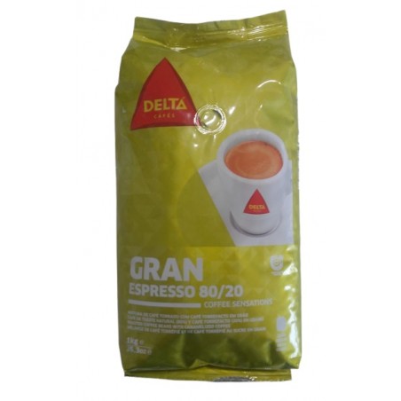 DELTA GRAN ESPRESSO COFFE 80/20 (KG.)