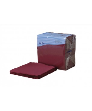 SERVILLETA 2/C 40X40 P.P. BURDEOS(UD.)