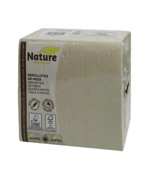 SERVILLETA 30X40 PLEGABLE 1/6 NATUR(UD.)