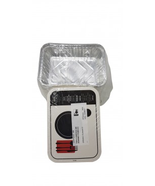 BANDE ALUMI+TAPA 6 UNID PQ100(100 UD.)