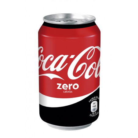 COCA COLA ZERO LATA 33CL.(24 UD.)