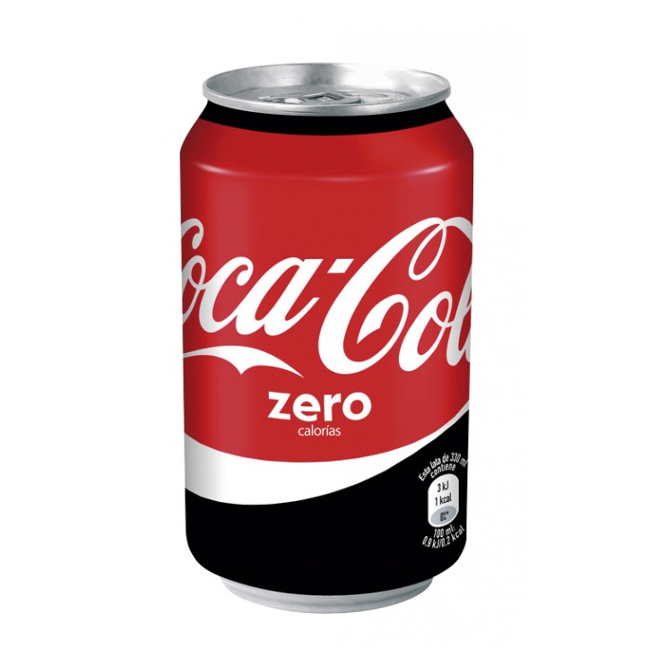 COCA COLA ZERO LATA 33CL.(24 UD.)