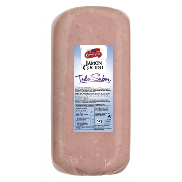 JAMON COCIDO TODO SABOR 11X11  4KG   (PRECIO KILO)