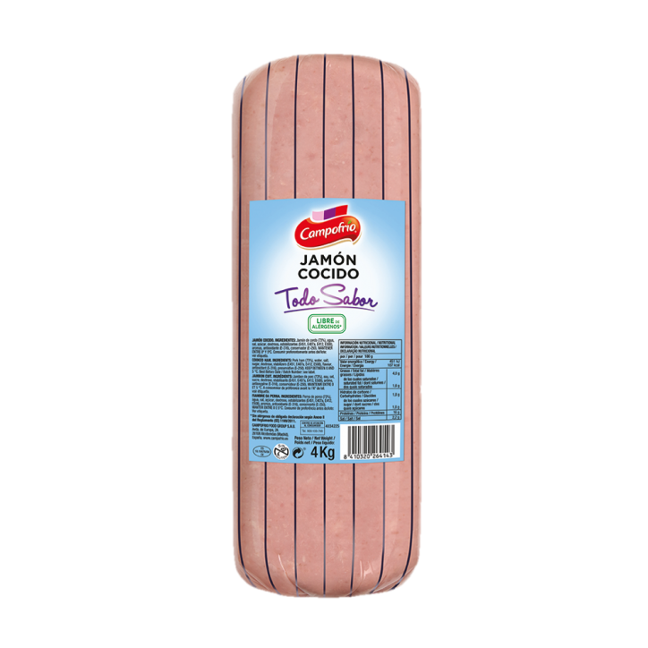 JAMON COCIDO TODO SABOR 11X11  4KG   (PRECIO KILO)