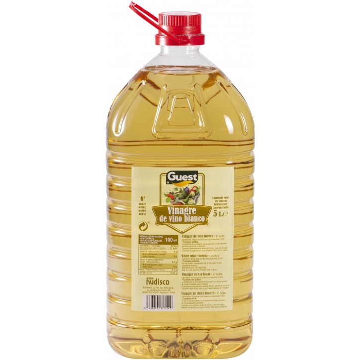 VINAGRE GUEST BLANCO 5 LT(1 UD.)