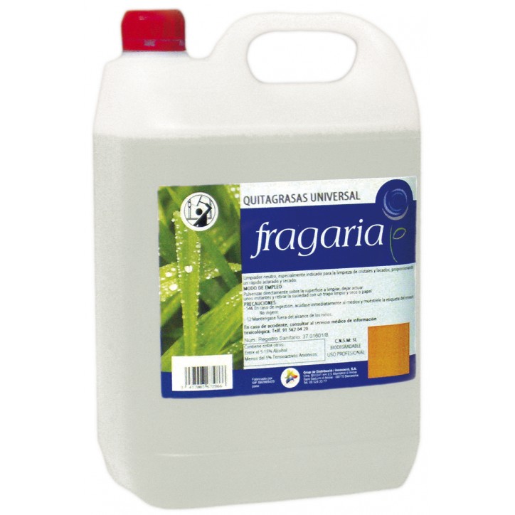 FRAGARIA QUITAGRASAS UNIVERSAL 5 L(UD.)