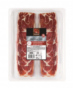 BANDEJA PALETA LONCHEADA IBERICA 840GR  (UD)