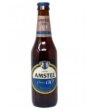 AMSTEL 0.0% OR 1/3 RETORNABLE (24 U.)