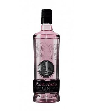 GIN PUERTO DE INDIAS FRESA 70CL (UD.)