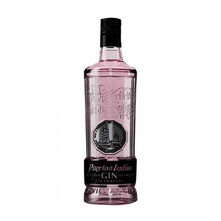 GIN PUERTO DE INDIAS FRESA 70CL (UD.)