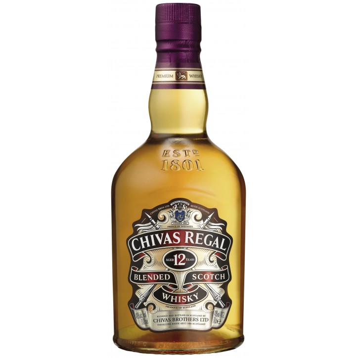 WHISKY CHIVAS REGAL 12 A¥OS 70CL (UD.)